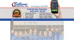 Desktop Screenshot of bellevueplumbinginc.com